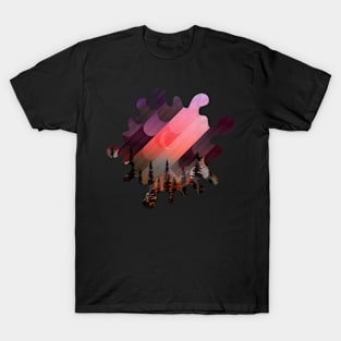 Weird Moon colors T-Shirt